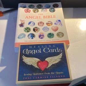 The Angel Bible and healing angel cards